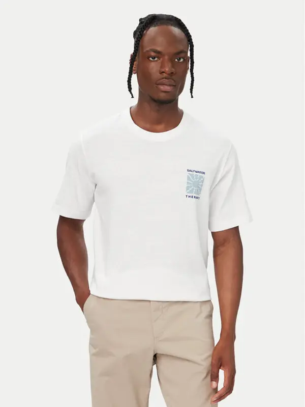 jack & jones Jack & Jones T-shirt Jake 12294944 Bijela Relaxed Fit