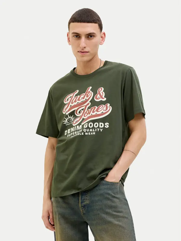jack & jones Jack & Jones T-shirt Logo 12279535 Zelena Standard Fit