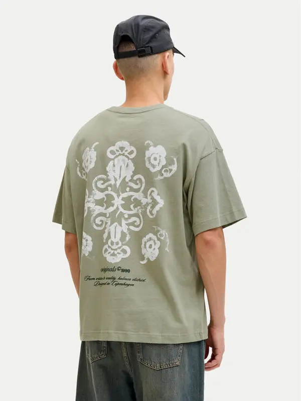jack & jones Jack & Jones T-shirt Montauk Back 12290892 Zelena Regular Fit