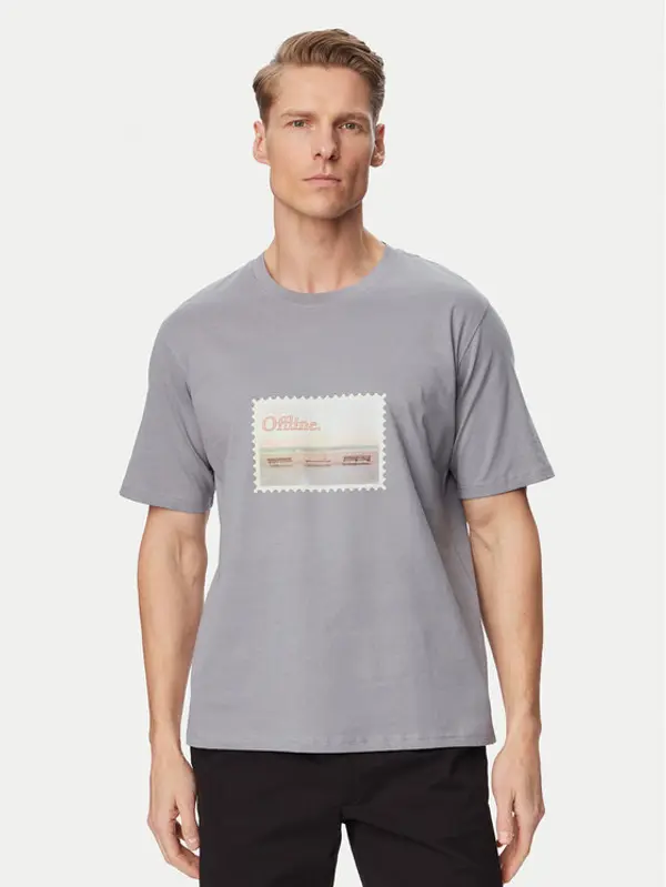 jack & jones Jack & Jones T-shirt Montauk Photo 12290890 Plava Regular Fit