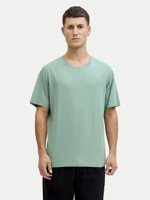 jack & jones Jack & Jones T-shirt Oragnic Basic 12156101 Zelena Regular Fit