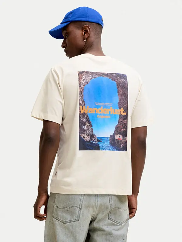 jack & jones Jack & Jones T-shirt Riviera 12295161 Bijela Regular Fit