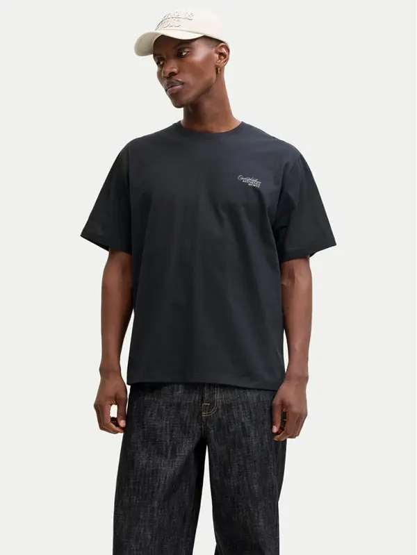 jack & jones Jack & Jones T-shirt Roar 12288099 Crna Regular Fit