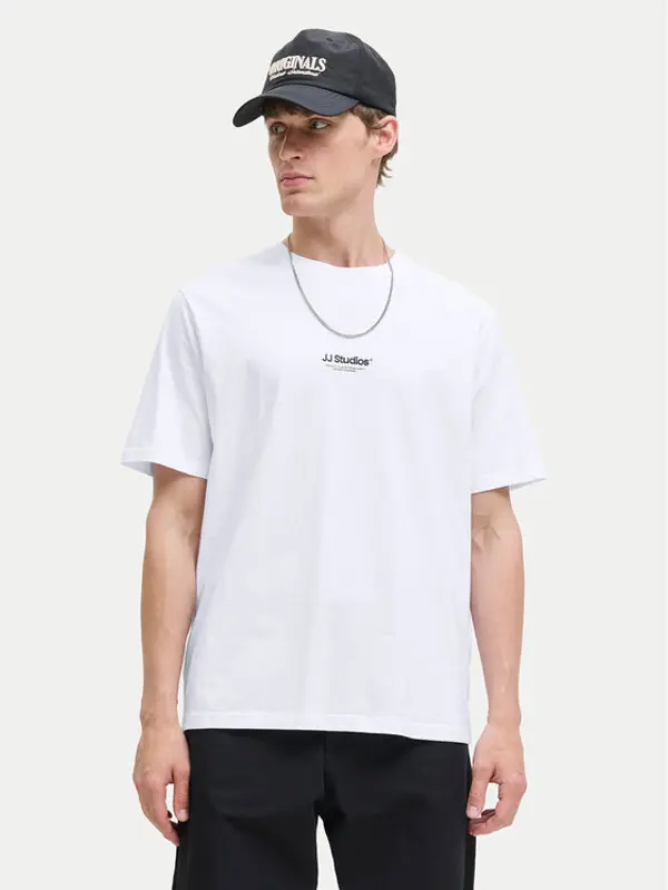 jack & jones Jack & Jones T-shirt Soho 12278787 Bijela Relaxed Fit
