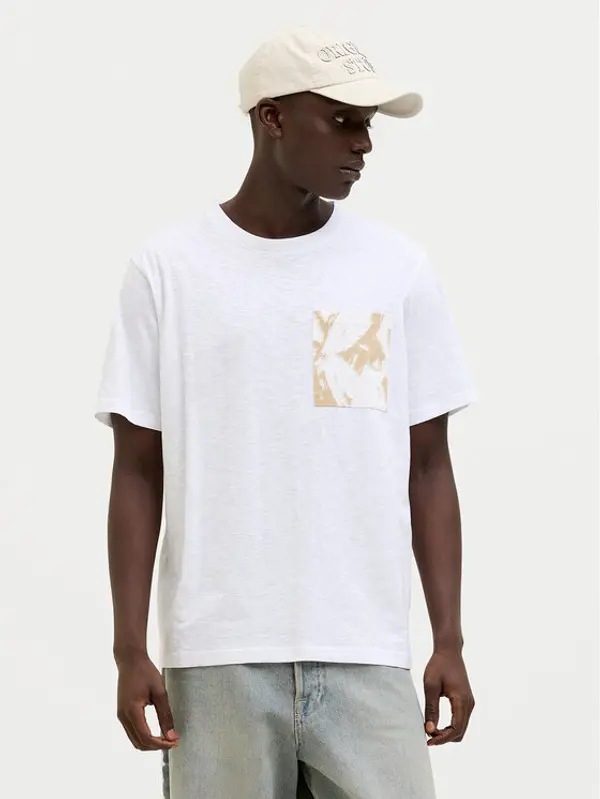 jack & jones Jack & Jones T-shirt Split 12272995 Bijela Regular Fit