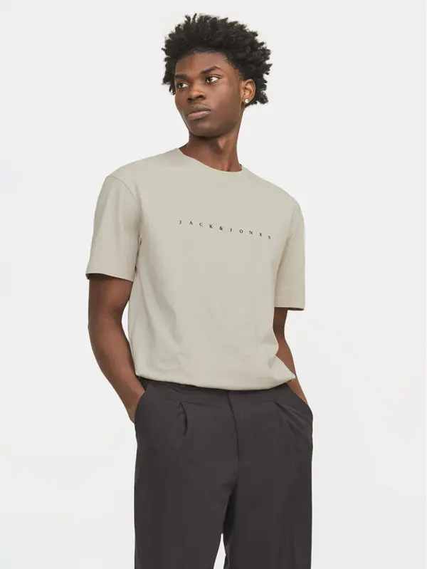 jack & jones Jack & Jones T-shirt Star 12234746 Bež Relaxed Fit
