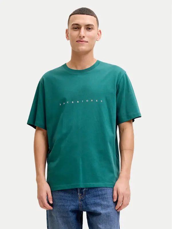 jack & jones Jack & Jones T-shirt Star 12234746 Zelena Regular Fit