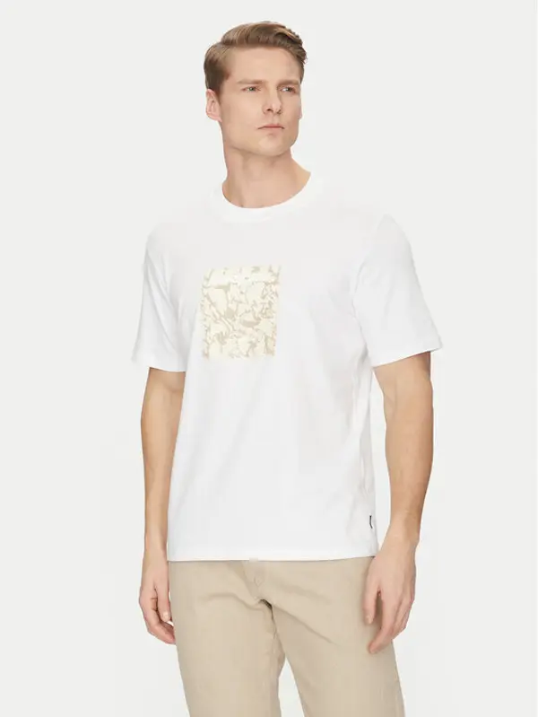 jack & jones Jack & Jones T-shirt Tarmac 12273239 Bijela Regular Fit