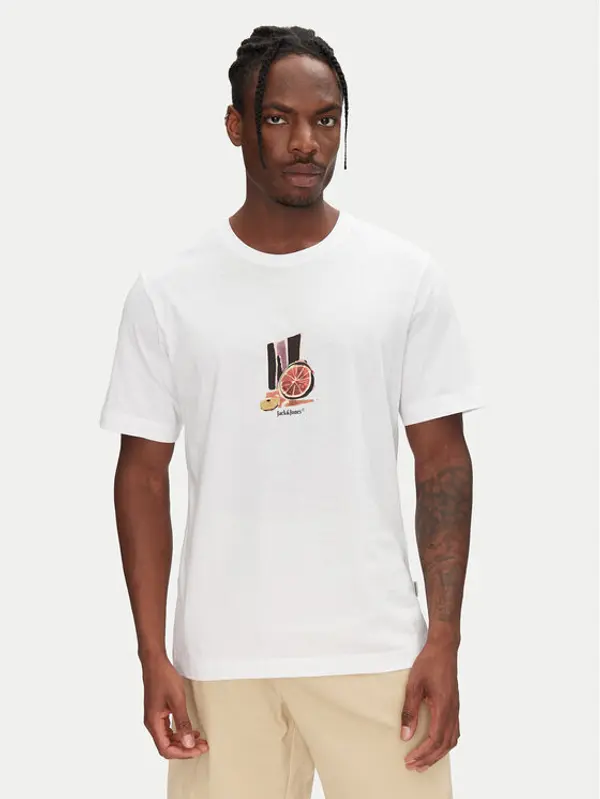 jack & jones Jack & Jones T-shirt Varenna 12273162 Bijela Regular Fit