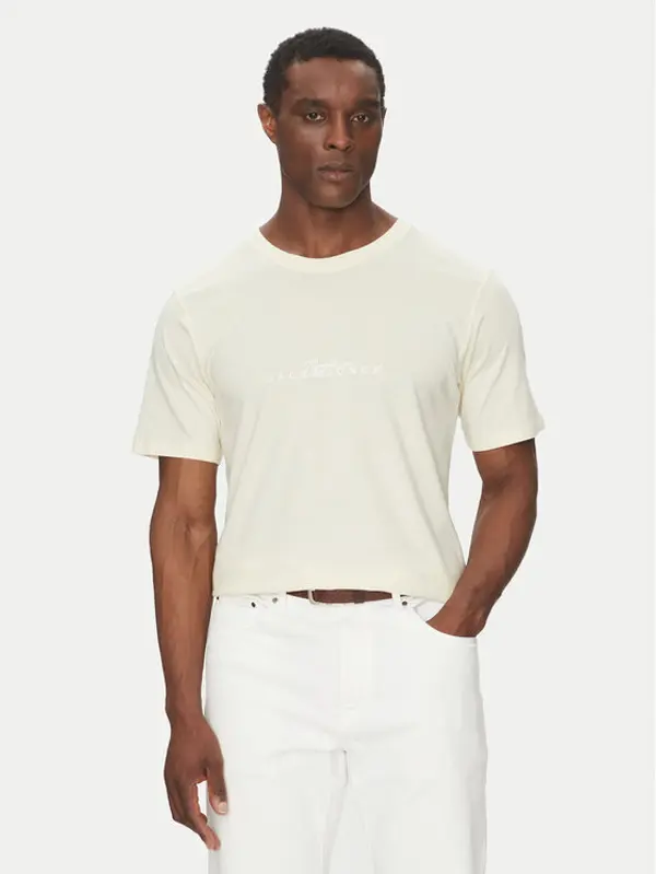 jack & jones Jack & Jones T-shirt Varenna 12273163 Écru Regular Fit