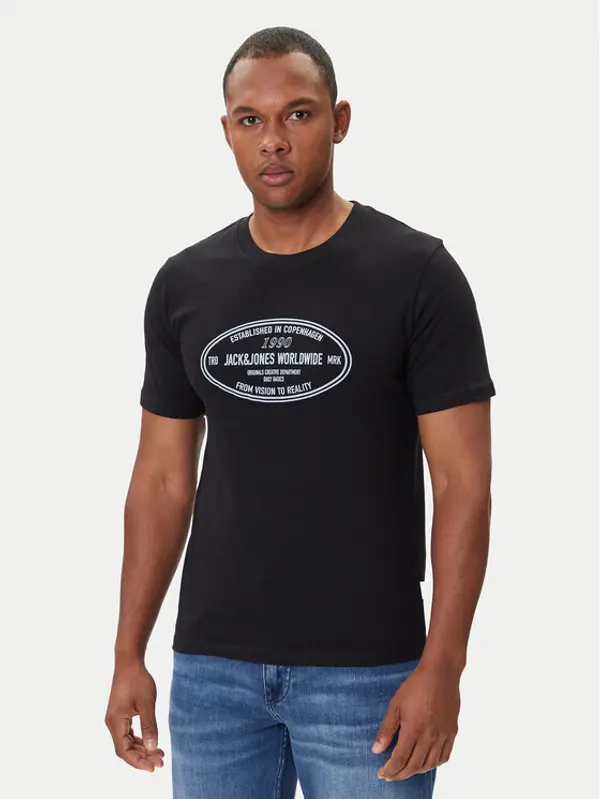 jack & jones Jack & Jones T-shirt York 12283800 Crna Relaxed Fit