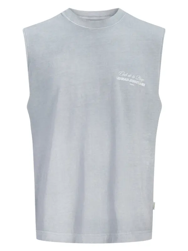 jack & jones Jack & Jones Tank top Cassis 12295076 Svijetlo plava Regular Fit