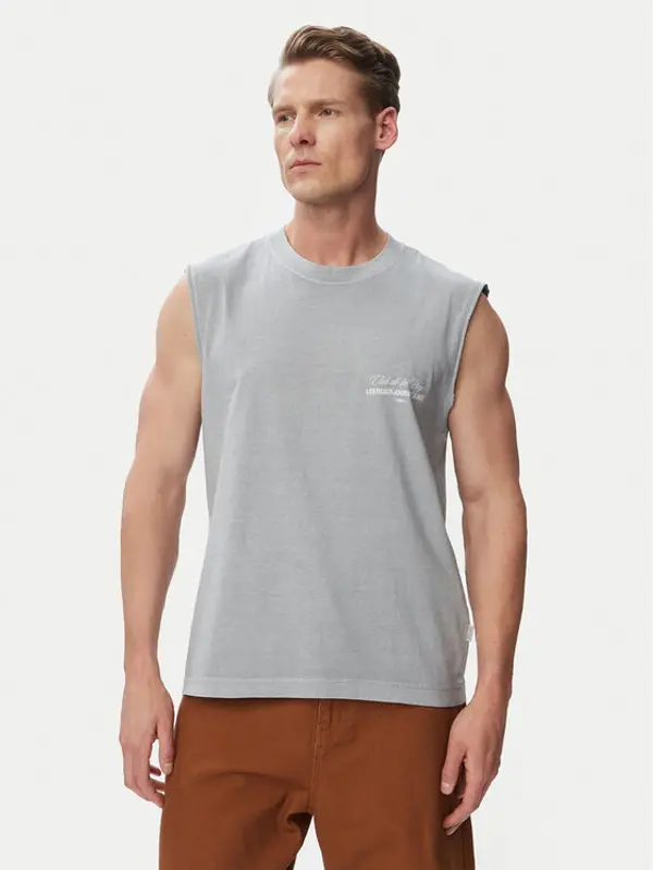 jack & jones Jack & Jones Tank top Cassis 12295076 Svijetlo plava Regular Fit