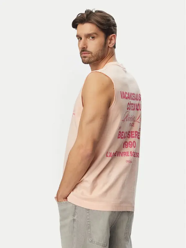 jack & jones Jack & Jones Tank top Cassis Washed Back 12295076 Svijetlo narančasta Relaxed Fit