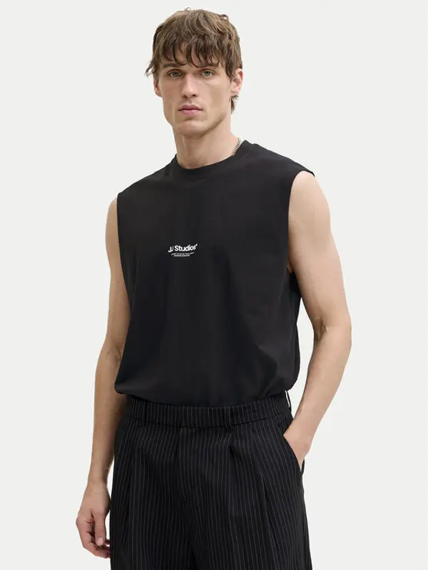 jack & jones Jack & Jones Tank top Soho 12288001 Crna Relaxed Fit