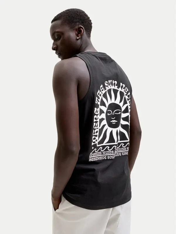 jack & jones Jack & Jones Tank top Sunset 12297705 Crna Relaxed Fit