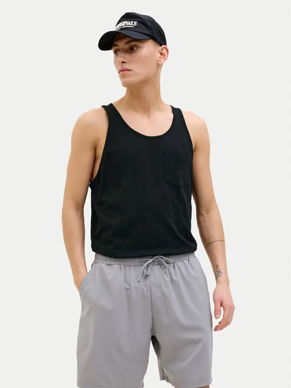 jack & jones Jack & Jones Tank top Varenna 12273165 Crna Regular Fit