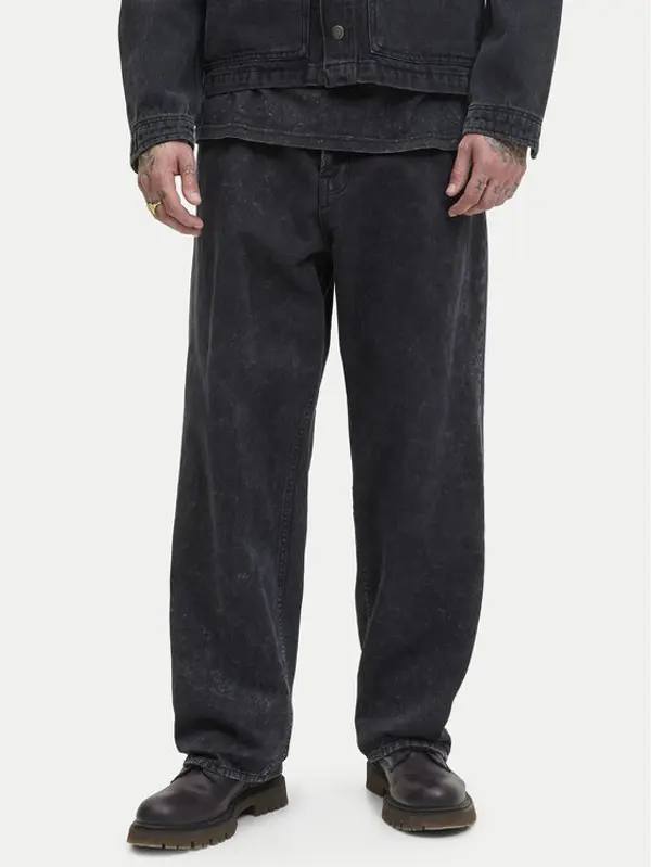 jack & jones Jack & Jones Traperice Alex Smith 12282731 Crna Wide Leg