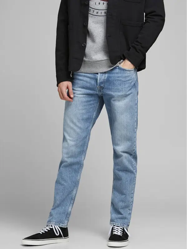 jack & jones Jack & Jones Traperice Chris 12193398 Plava Relaxed Fit