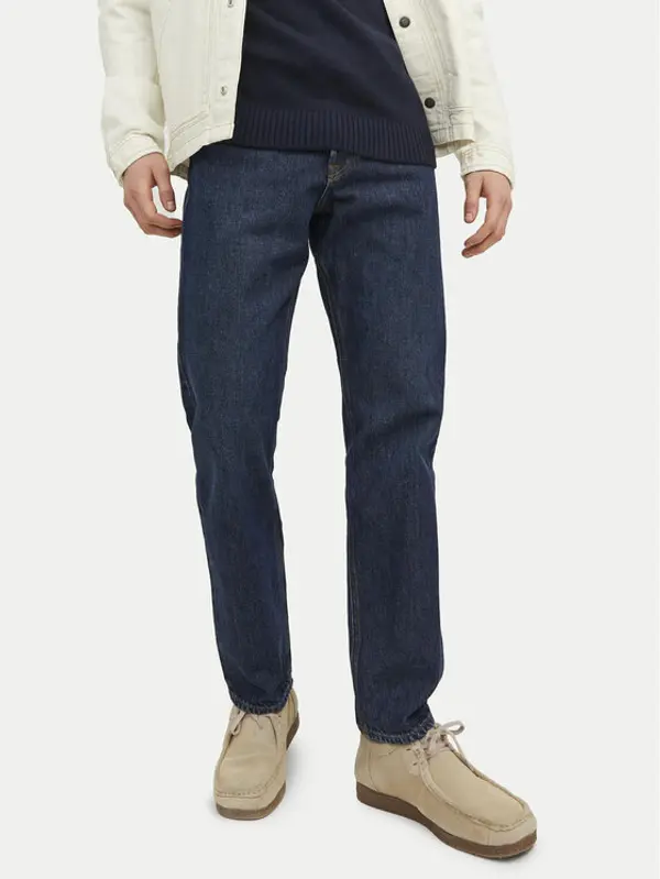 jack & jones Jack & Jones Traperice Chris 12237276 Tamnoplava Relaxed Fit