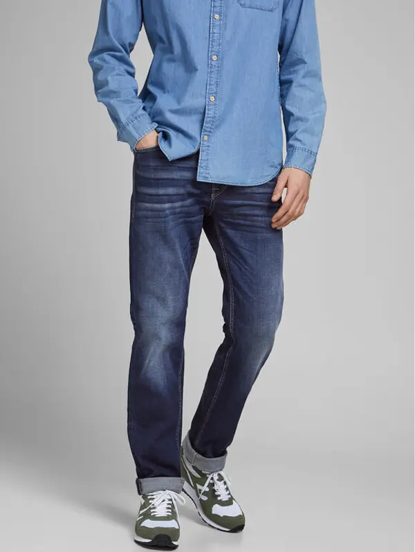 jack & jones Jack & Jones Traperice Clark 12177444 Tamnoplava Regular Fit