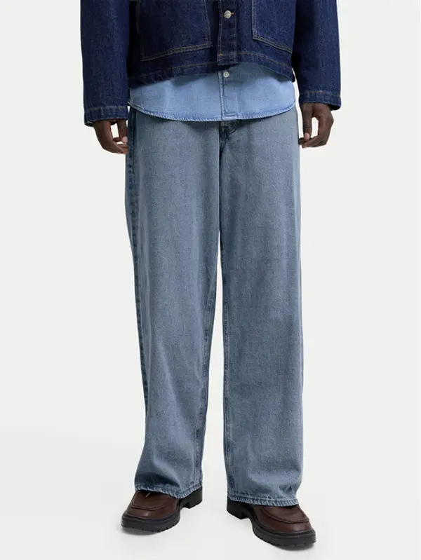 jack & jones Jack & Jones Traperice Dave Original 12290230 Plava Baggy Fit
