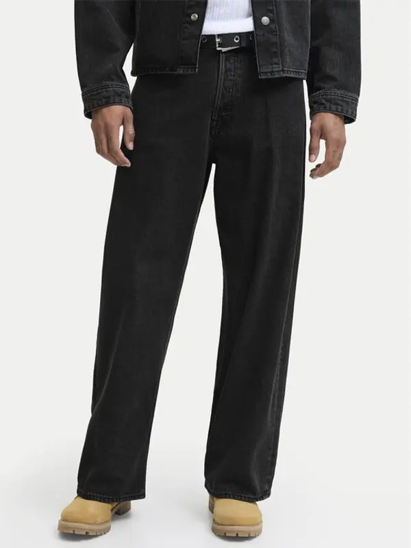 jack & jones Jack & Jones Traperice Dave Original 12290248 Crna Baggy Fit