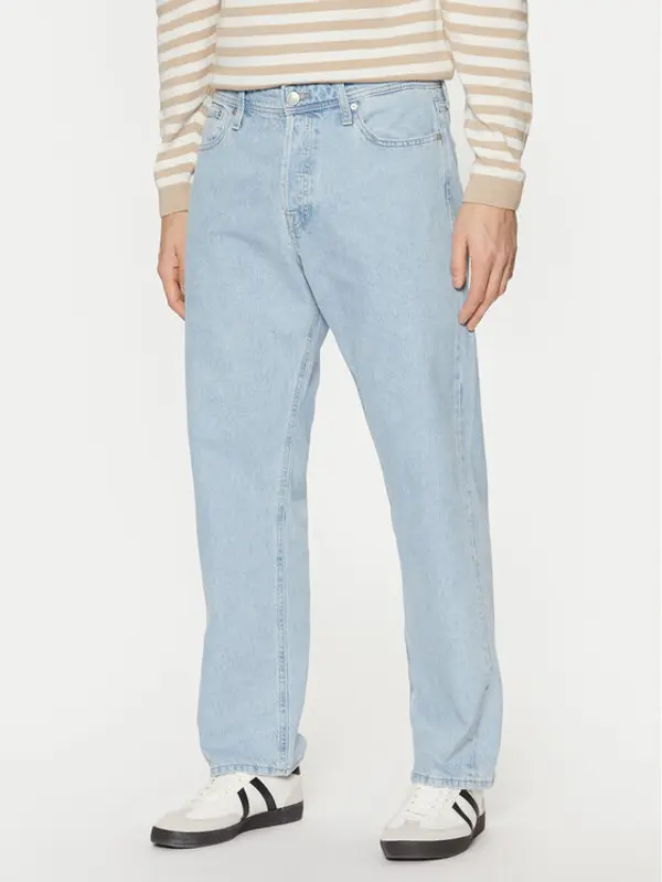 jack & jones Jack & Jones Traperice Eddie 12252646 Plava Loose Fit