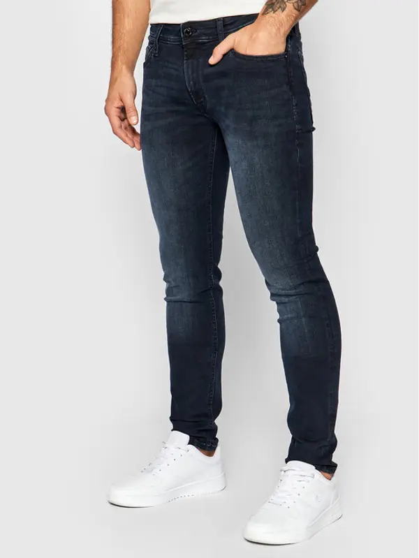 jack & jones Jack & Jones Traperice Liam Original Agi 12166852 Tamnoplava Skinny Fit