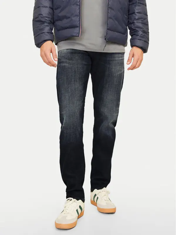 jack & jones Jack & Jones Traperice Mike 12263530 Tamnoplava Tapered Fit