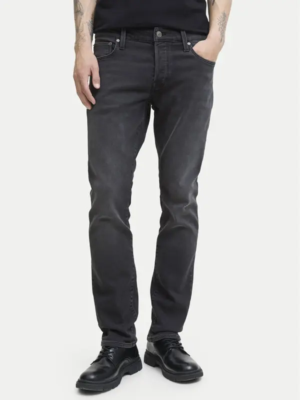jack & jones Jack & Jones Traperice Mike Fox 12278115 Crna Tapered Fit