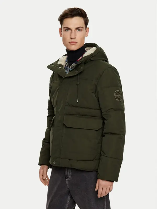 jack & jones Jack & Jones Zimska jakna Carl 12256901 Zelena Straight Fit