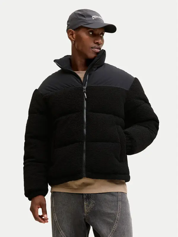 jack & jones Jack & Jones Zimska jakna Flare Teddy 12286050 Crna Regular Fit