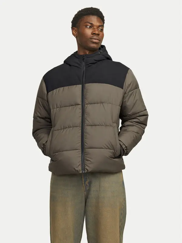 jack & jones Jack & Jones Zimska jakna Moon 12256882 Smeđa Regular Fit