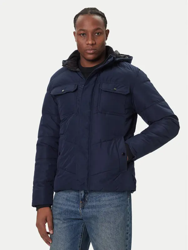 jack & jones Jack & Jones Zimska jakna Morgan 12279687 Tamnoplava Regular Fit