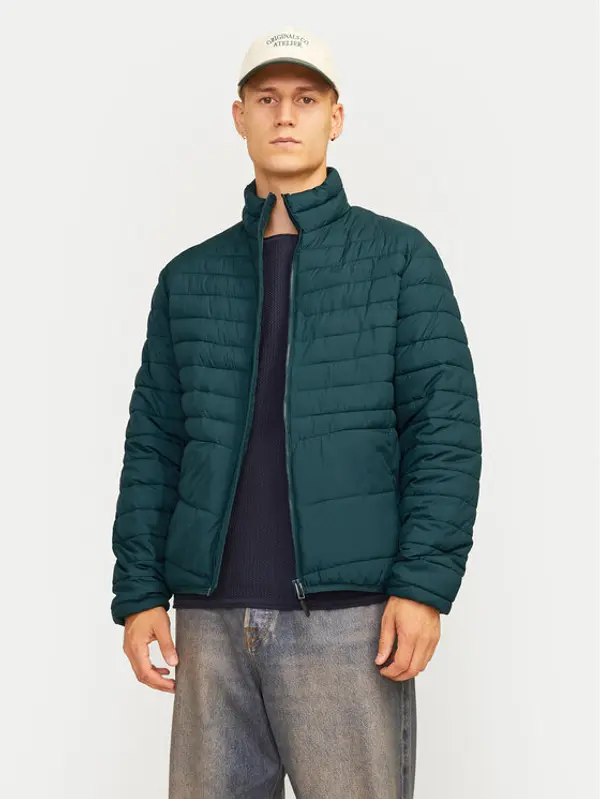 jack & jones Jack & Jones Zimska jakna State 12256985 Zelena Regular Fit