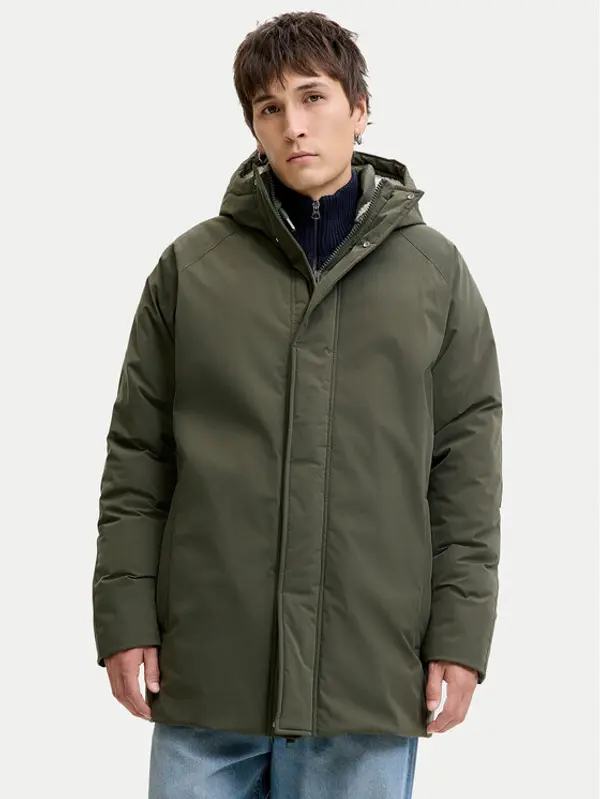 jack & jones Jack & Jones Zimska jakna Wood 12278783 Zelena Regular Fit
