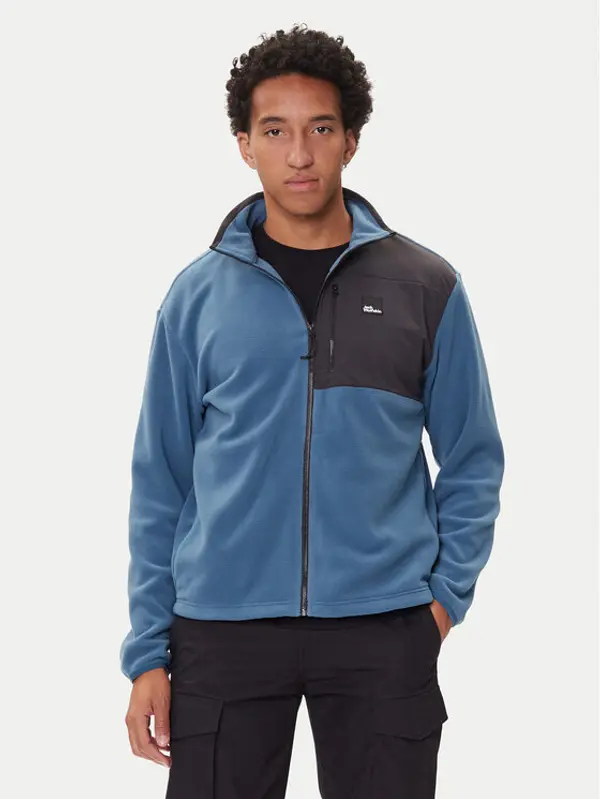 Jack Wolfskin Jack Wolfskin Flis Sumetro Fz A64108 Plava Relaxed Fit