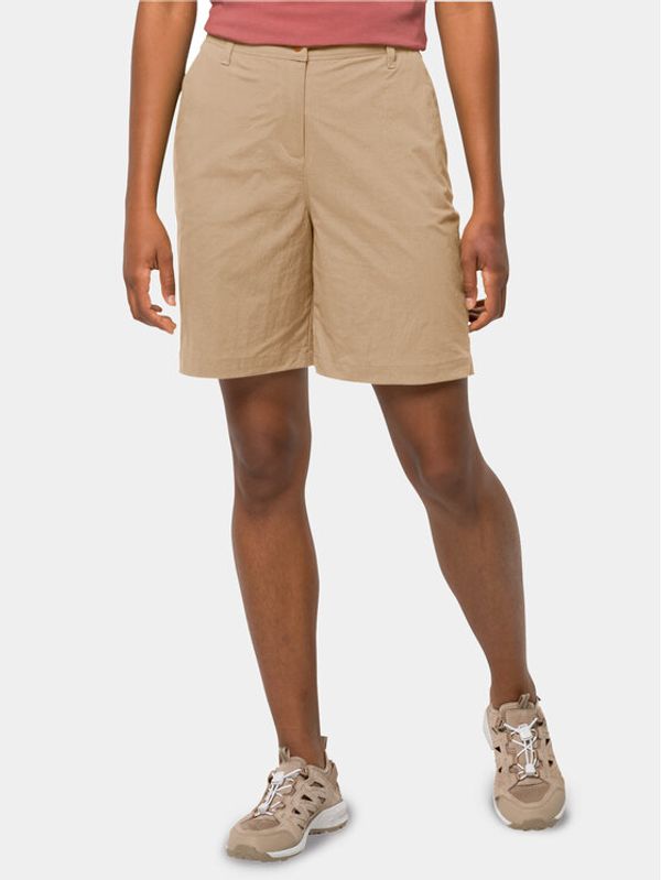 Jack Wolfskin Jack Wolfskin Kratke hlače Desert 1505312 Bež Relaxed Fit