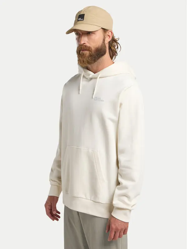 Jack Wolfskin Jack Wolfskin Majica dugih rukava Essential A63872 Écru Regular Fit