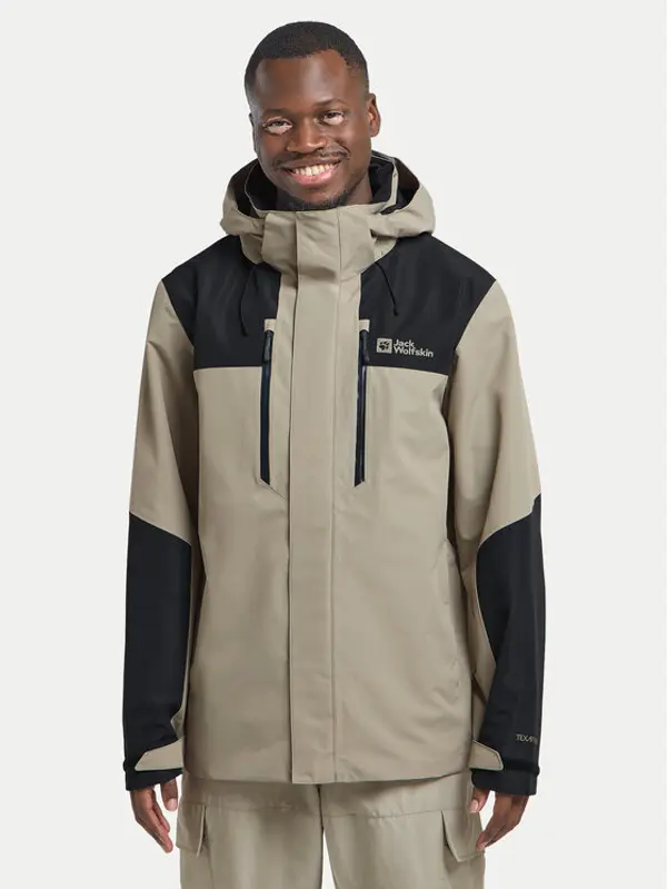 Jack Wolfskin Jack Wolfskin Outdoor jakna Jasper 2l 1108373 Siva Regular Fit