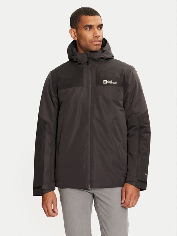 Jack Wolfskin Jack Wolfskin Outdoor jakna Jasper Ins A61872 Crna Regular Fit