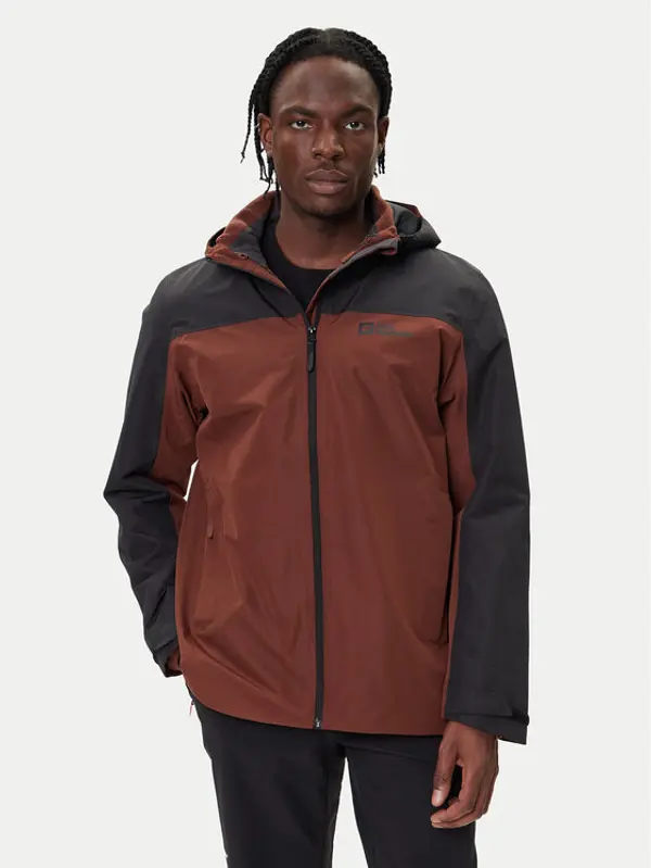 Jack Wolfskin Jack Wolfskin Outdoor jakna Taubenberg 3in1 1115311 Smeđa Regular Fit