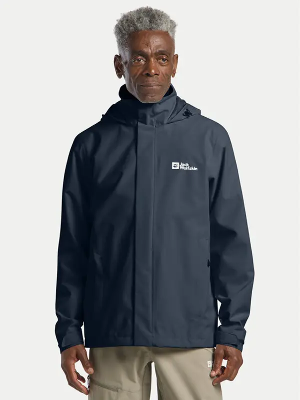 Jack Wolfskin Jack Wolfskin Outdoor jakna Trailtime 2l A63903 Tamnoplava Regular Fit