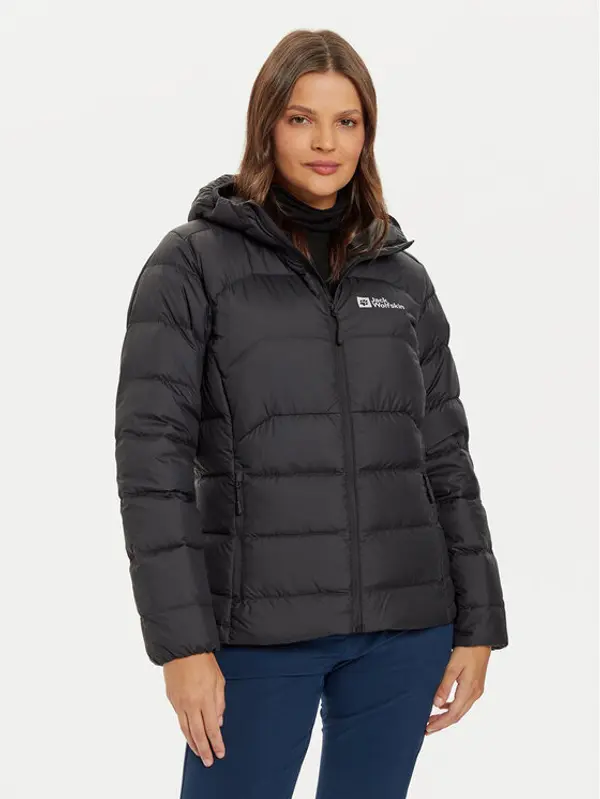 Jack Wolfskin Jack Wolfskin Pernata jakna Ather Down A60330 Crna Regular Fit