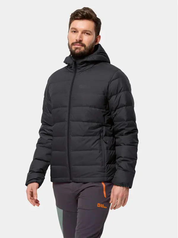 Jack Wolfskin Jack Wolfskin Pernata jakna Ather Down Hoody 1207671 Crna Regular Fit