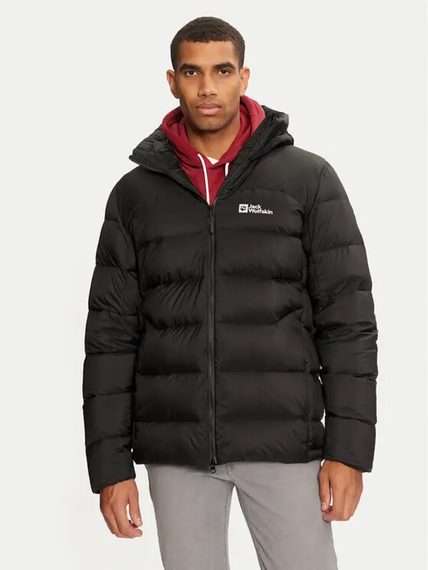 Jack Wolfskin Jack Wolfskin Pernata jakna Nebelhorn A61827 Crna Regular Fit