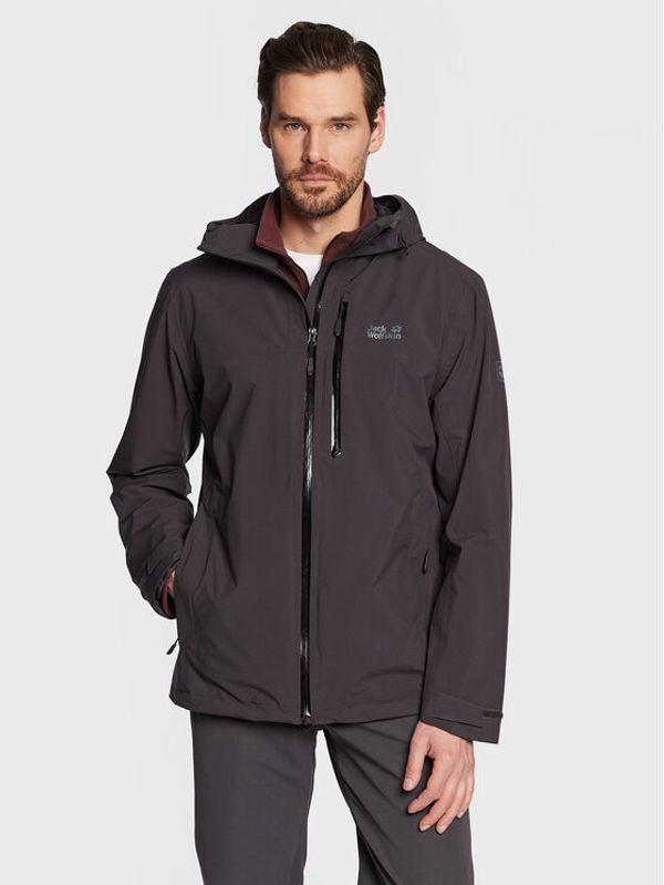 Jack Wolfskin Jack Wolfskin Prijelazna jakna Go Hike 1114051 Crna Regular Fit