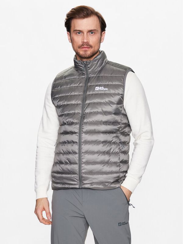 Jack Wolfskin Jack Wolfskin Prsluk Pack & Go Down 1207011 Siva Regular Fit