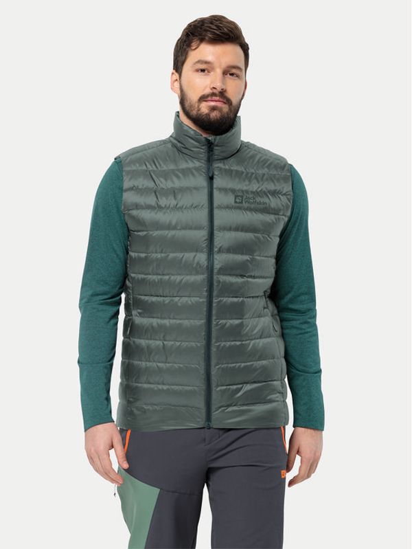 Jack Wolfskin Jack Wolfskin Prsluk Pilvi 1207711 Zelena Regular Fit